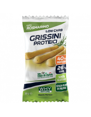 Why Nature - Grissini Proteici 30g