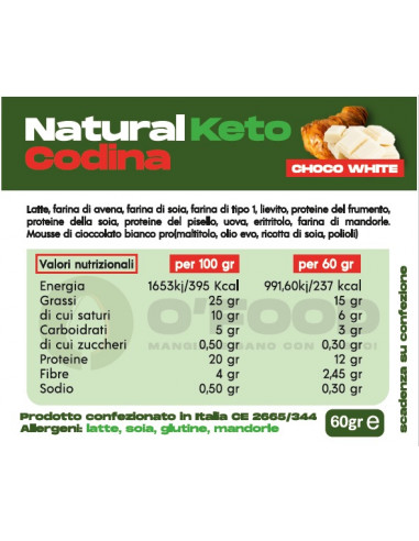 OFood - Codina natural keto gusto...
